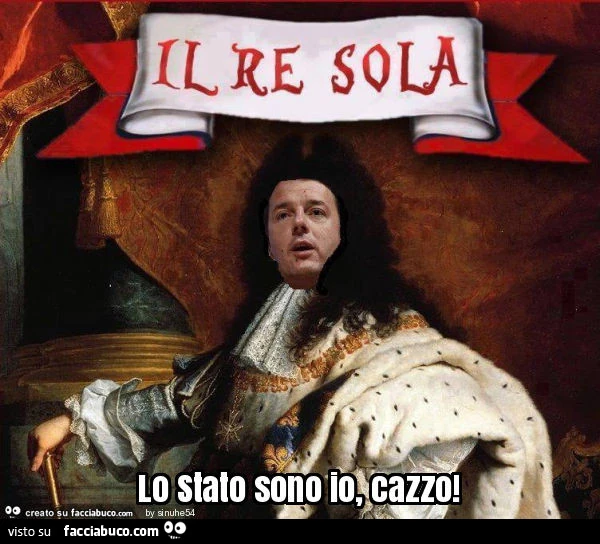 Lo stato sono io, cazzo