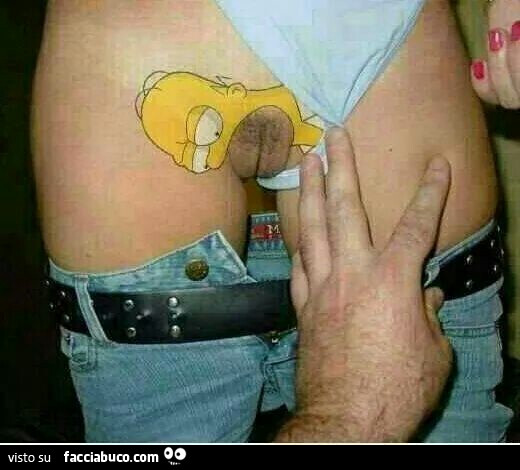 La figa è la bocca di Homer Simpson