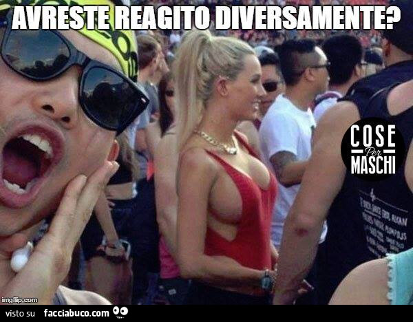 Tettona impressionante. Avreste reagito diversamente?