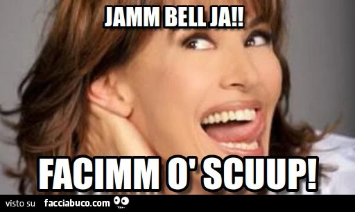 Barbara D'Urso: jamm bell ja! Facimm o scuup