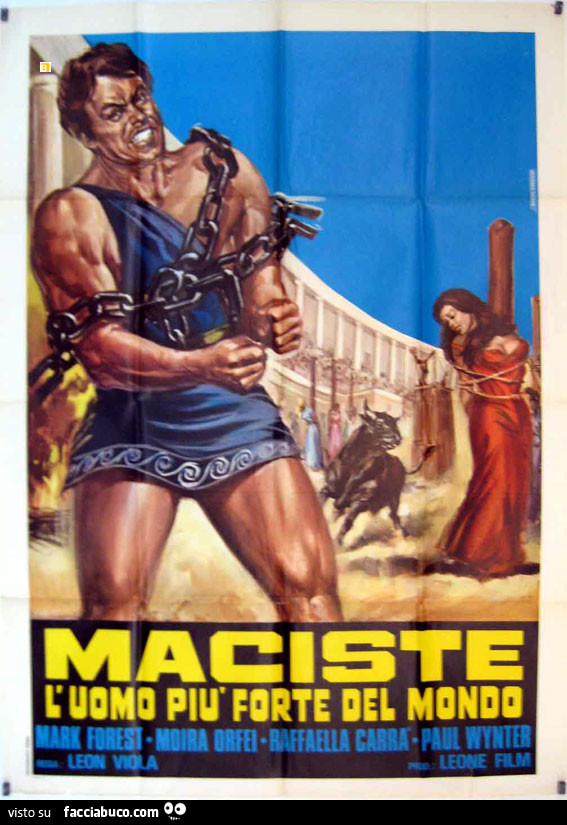 Locandina Maciste, l'uomo più forte del mondo