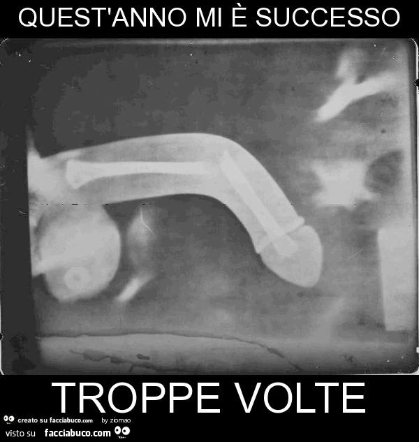 Quest'anno mi è successo troppe volte