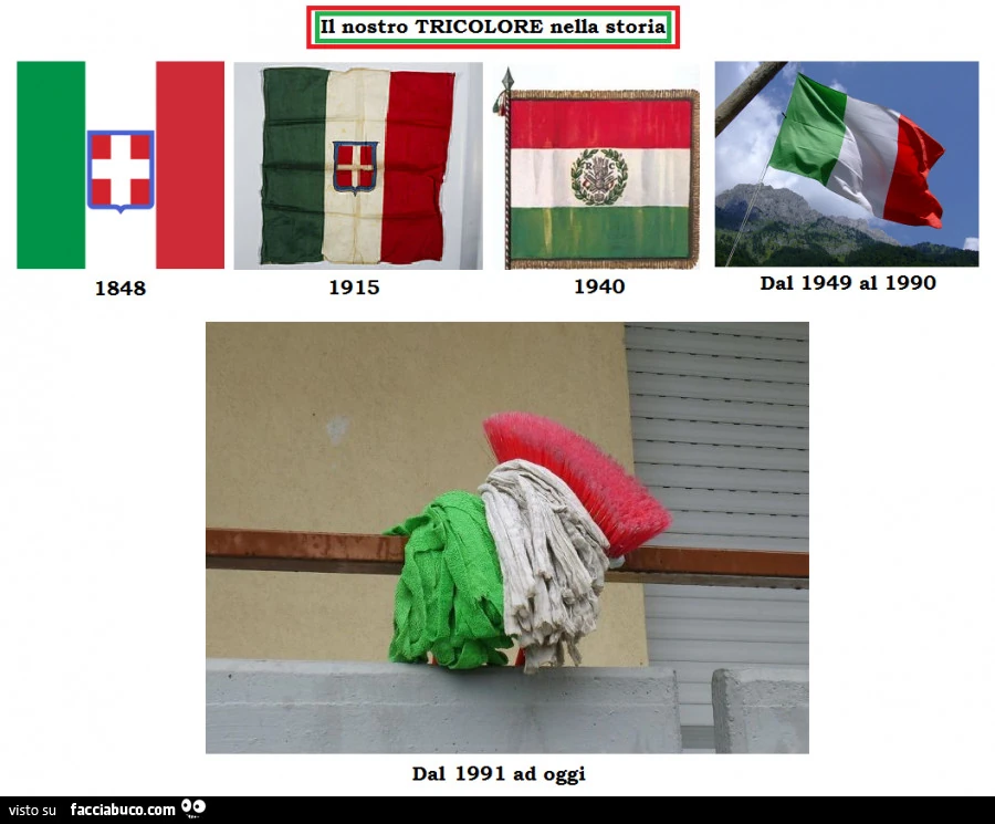 Il nostro tricolore nella storia&hellip; Dal 1991 ad oggi