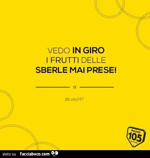 Vedo in giro i frutti delle sberle mai prese