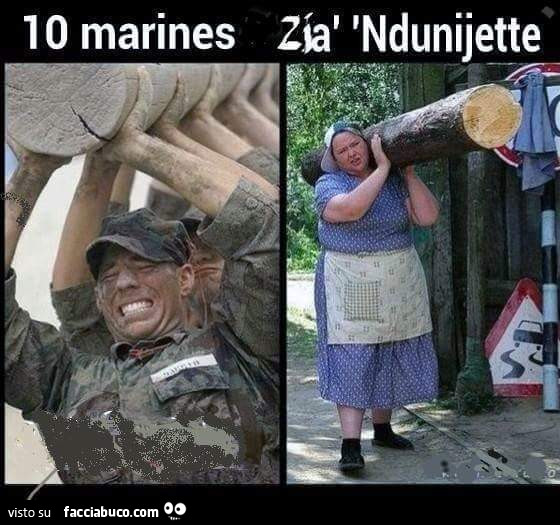 10 Marines. Zia Ndunijette