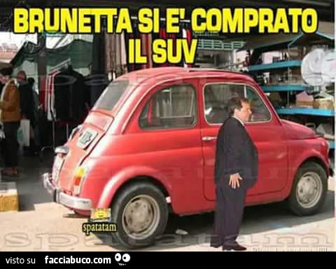 Brunetta si è comprato il SUV