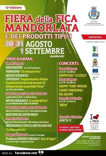 Fiera della fica mandorlata e dei prodotti tipici