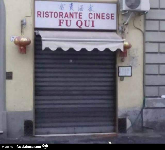 Ristorante cinese fu qui