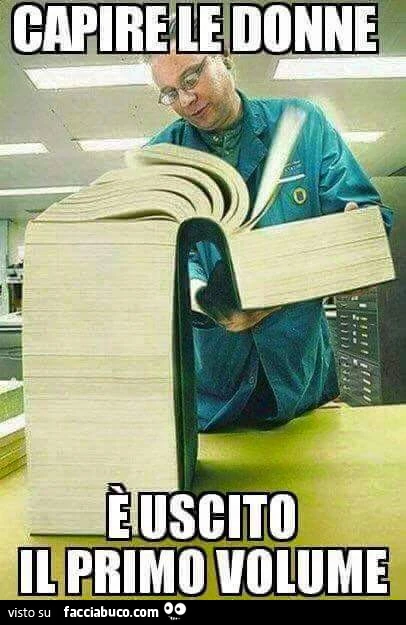 Capire le donne. È Uscito il primo volume