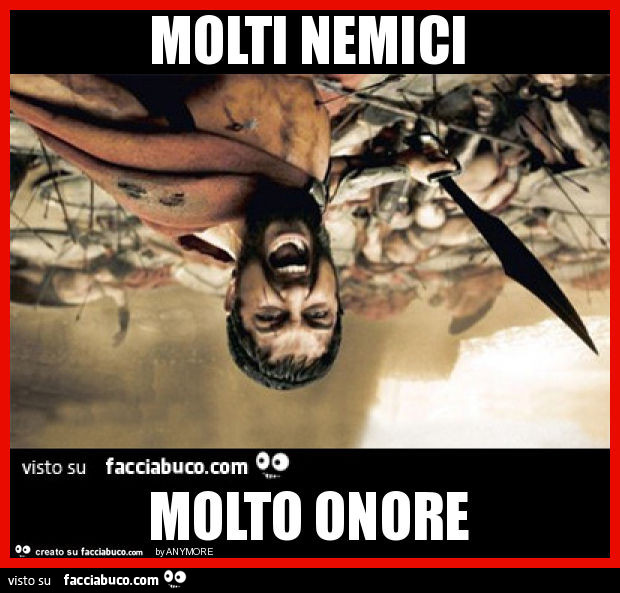 Molti nemici molto onore