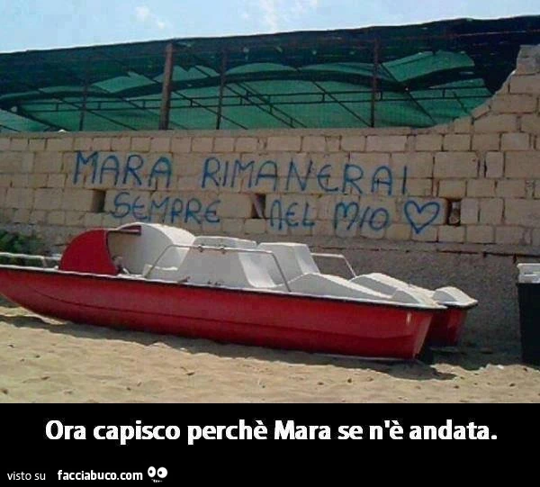 Mara rimanerai sempre nel mio cuore. Ora capisco perchè Mara se n'è andata