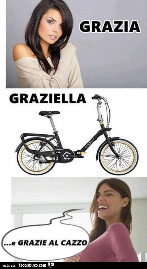 Grazia, Graziella&hellip; e grazie al cazzo