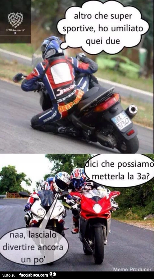 Altro che super sportive, ho umiliato quei due. Dici che possiamo mettere la 3a? Naa, lascialo divertire ancora un po' 