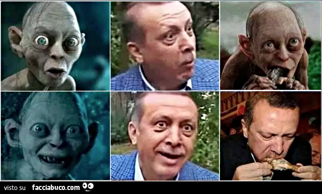 Erdogan come Gollum