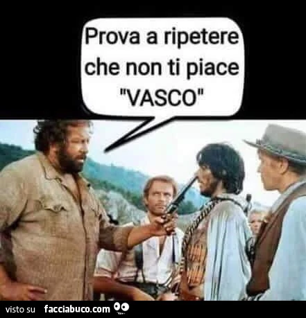 Bud Spencer: prova a ripetere che non ti piace Vasco
