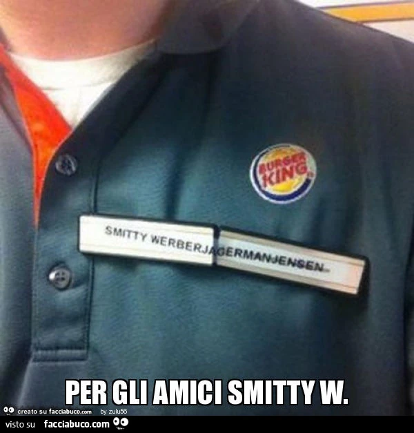 Per gli amici smitty w