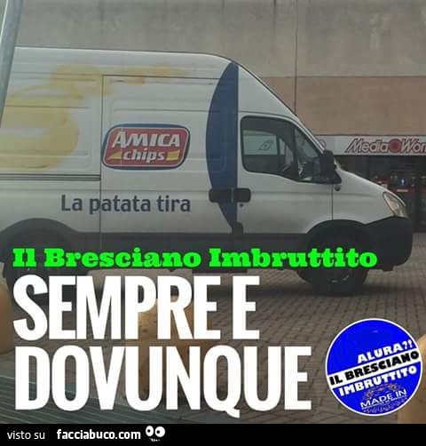 Amica Chips. La patata tira sempre e ovunque