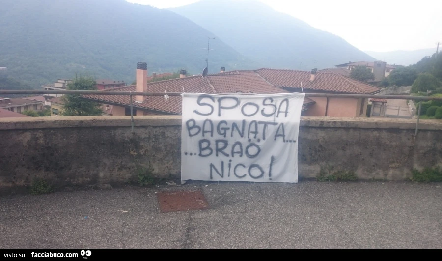 Sposa bagnata&hellip; brao Nico