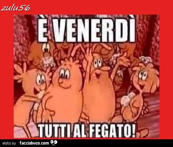 Globuli rossi: è venerdì, tutti al fegato