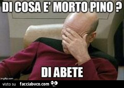 Di cosa è morto Pino? Di abete