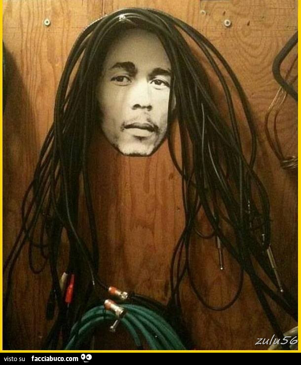 Cavo elettrico come i capelli di Bob Marley