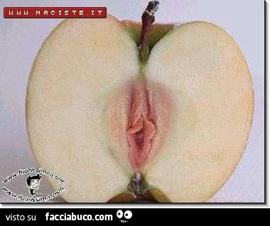 Mela a forma di figa