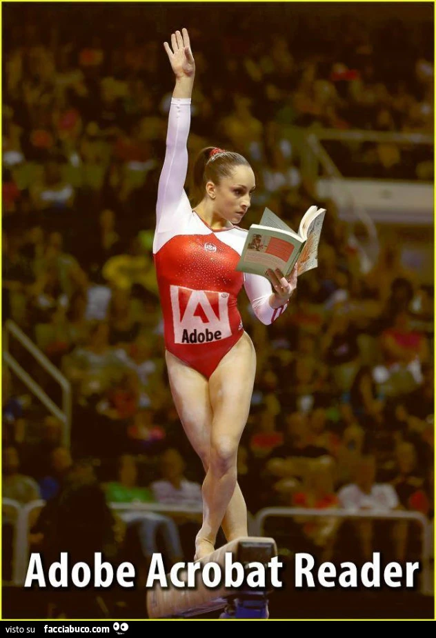 Ginnasta. Adobe Acrobat Reader