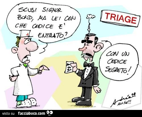 Scusi signor Bond ma lei con che codice è entrato? Con un codice segreto