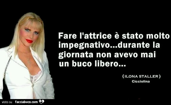 Fare l'attrice è stato molto impegnativo&hellip; durante la giornata non avevo mai un buco libero