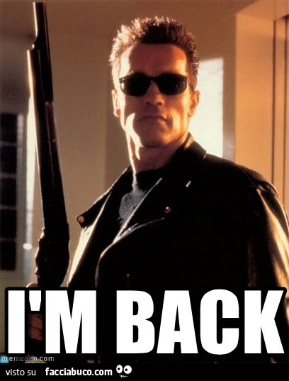 Arnold Schwarzenegger: ìm back