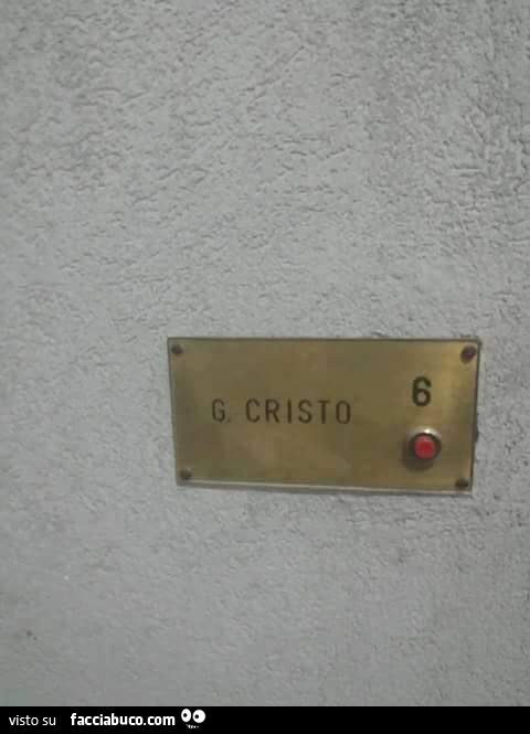 Citofono G. Cristo
