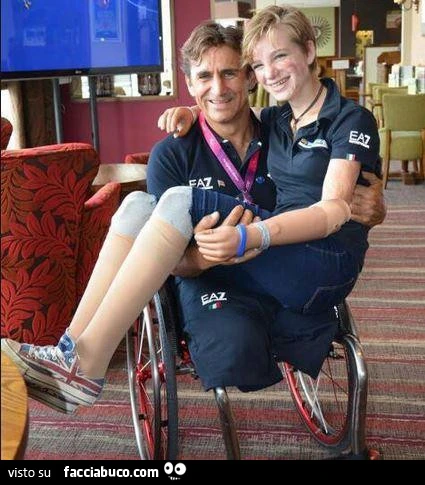 Beatrice Vio e Alex Zanardi alle Paraolimpiadi