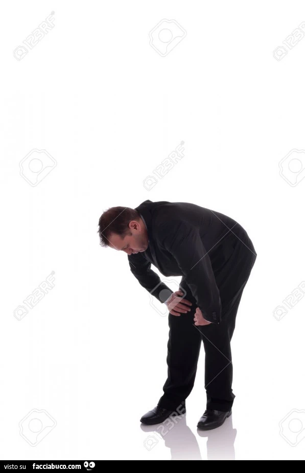 Uomo stanco