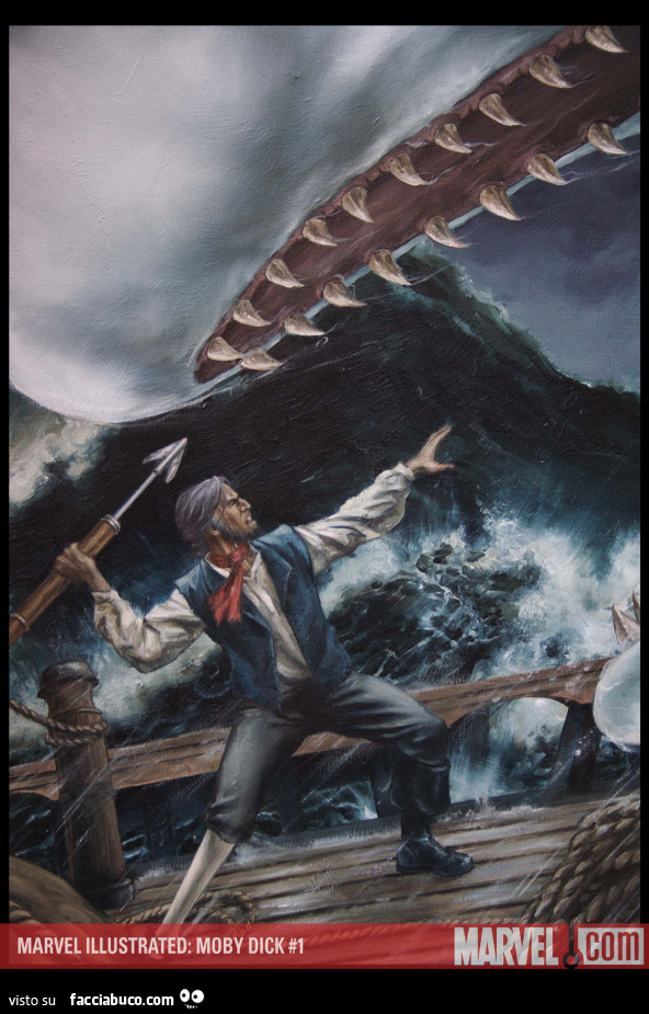 Moby Dick illustrato dalla Marvel