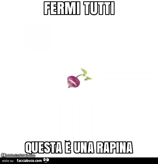 Fermi tutti questa è una rapina