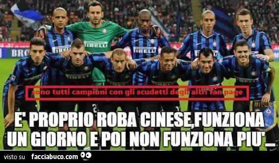 Inter: è proprio roba Cinese, funziona un giorno e poi non funziona più