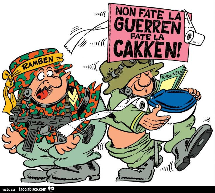 Non fate la guerren, fate la cakken