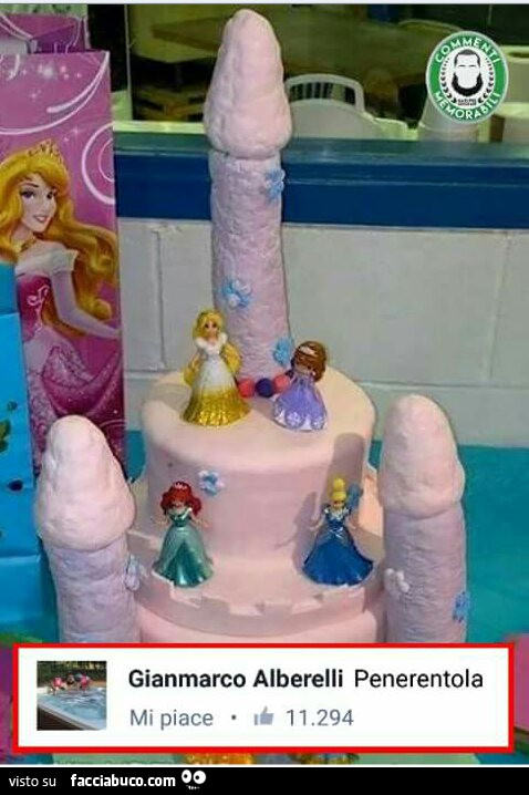 Torta con piselli. Penerentola