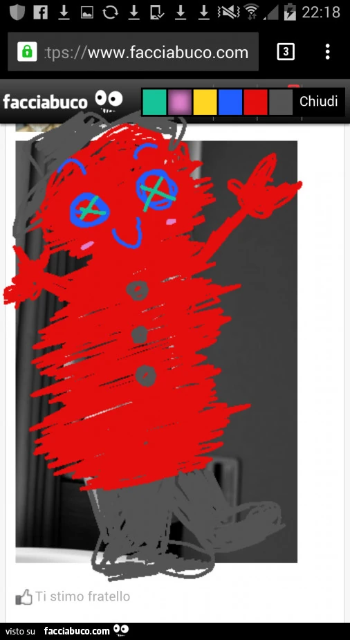 Pupazzo creato da Harley con Fbc Paint