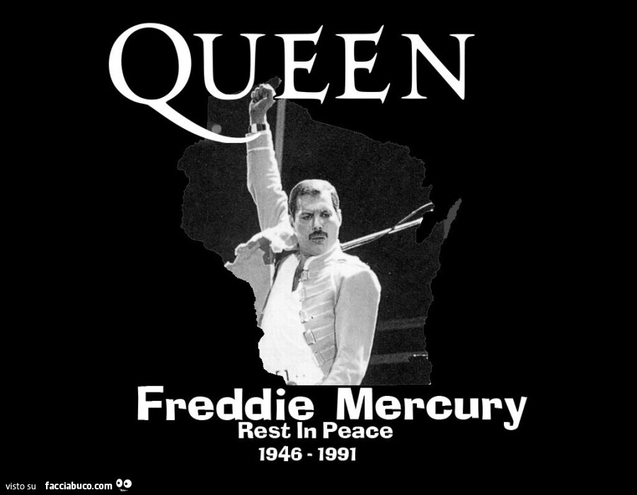 Queen Freddie Mercury. Riposa in pace. 1946 - 1991