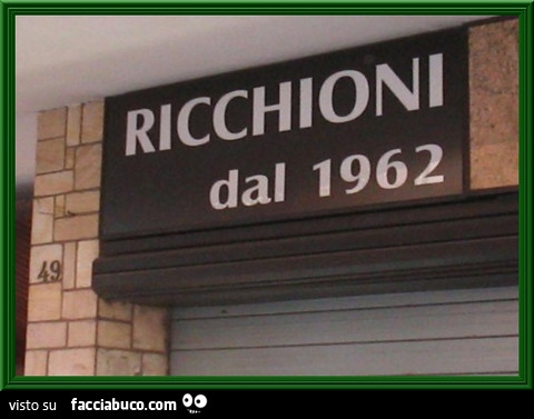 RICCHIONI dal 1962