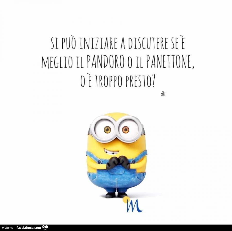 Si può iniziare a discutere se è meglio il pandoro o il panettone, o è troppo presto?