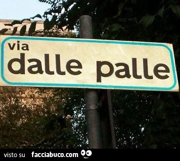 Via dalle palle
